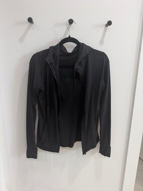 lululemon athletica Black Women's Hooded Zip Jacket